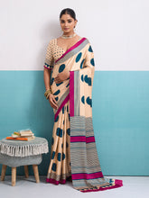 Printed Satin Saree