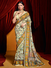 Digital Printed Art Crepe Saree