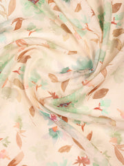 Printed Linen Unstitched Suit Piece With Dupatta