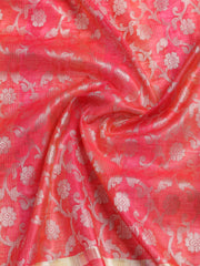 Woven Chanderi Unstitched Suit With Dupatta