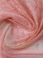 Woven Tissue Unstitched Suit With Dupatta