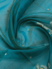 Jamdani Chanderi Unstitched Suit Piece With Dupatta