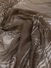 Printed Chanderi Unstitched Suit Piece With Dupatta