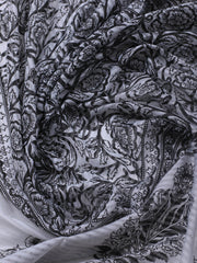 Printed Cotton Blend Unstitched Suit With Dupatta