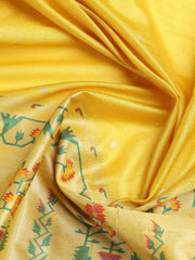 Woven Chanderi Unstitched Suit Piece With Dupatta