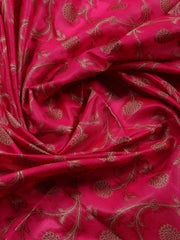 Woven Chanderi Unstitched Suit Piece With Dupatta