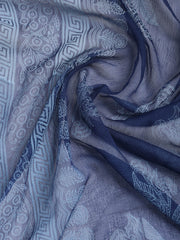 Printed Cotton Blend Unstitched Suit With Dupatta