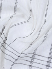 Thread Embroidery Cotton Blend Unstitched Suit With Dupatta