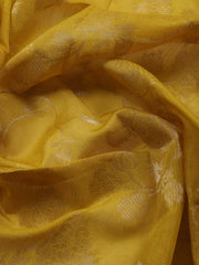 Neck Embroidery Chanderi Unstitched Suit Piece With Dupatta