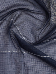 Embroidered Cotton Blend Unstitched Suit Piece With Dupatta