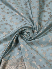 Woven Chanderi Unstitched Suit With Dupatta