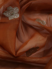 Neck Embroidered Tissue Unstitched Suit With Dupatta