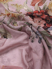 Printed Muslin Unstitched Suit With Dupatta