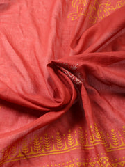 Printed Cotton Blend Unstitched Suit Piece With Dupatta