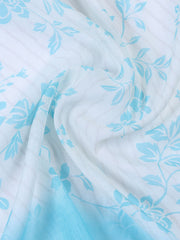 Floral Printed Linen Unstitched Suit With Dupatta