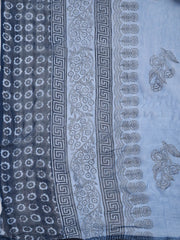 Printed Cotton Blend Unstitched Suit With Dupatta