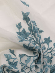 Kantha Work Cotton Blend Unstitched Suit Piece With Dupatta