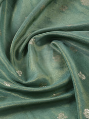 Neck Embroidered Tissue Unstitched Suit With Dupatta