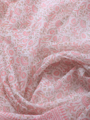 Printed Linen Unstitched Suit With Dupatta