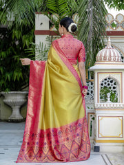 Kanjivaram Art Silk Woven Saree