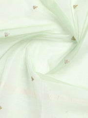 Embroidered Cotton Blend Unstitched Suit Piece With Dupatta