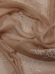 All Over Embroidered Organza Unstitched Suit With Dupatta