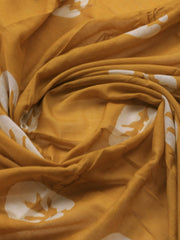 Printed Cotton Blend Unstitched Suit With Dupatta