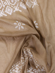 Printed Cotton Blend Unstitched Suit Piece With Dupatta