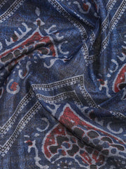 Neck Embroidery Tussar Unstitched Suit Piece With Dupatta