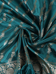 Woven Chanderi Unstitched Suit Piece With Dupatta