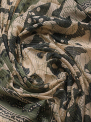 Printed Cotton Blend Unstitched Suit With Dupatta