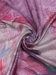 Neck Embroidered Tussar Unstitched Suit With Dupatta