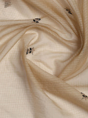 Embroidered Chanderi Unstitched Suit Piece With Dupatta