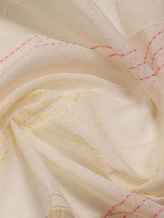 Neck Patti Cotton Blend Unstitched Suit Piece With Dupatta