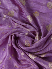 Woven Tissue Unstitched Suit Piece With Dupatta