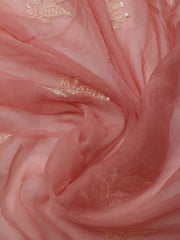 All Over Embroidered Georgette Unstitched Suit With Dupatta