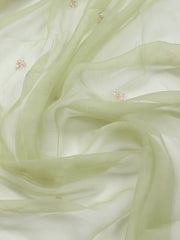 Embroidered Chiffon Unstitched Suit With Dupatta