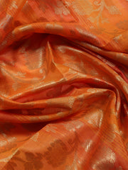 Woven Chanderi Unstitched Suit With Dupatta