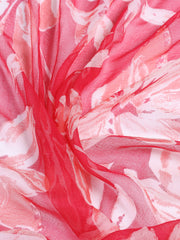 Printed Chanderi Unstitched Suit Piece With Dupatta