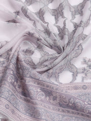 Printed Chanderi Unstitched Suit With Dupatta