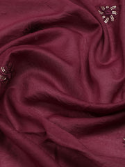 Neck Embroidered Cotton Unstitched Suit Piece With Dupatta