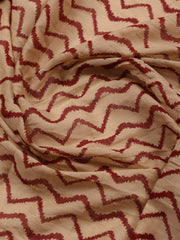 Printed Cotton Blend Unstitched Suit With Dupatta