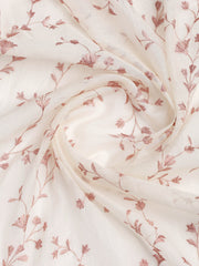 Embroidery Border Chanderi Unstitched Suit With Dupatta