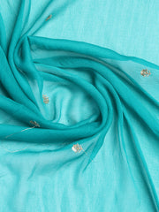 Printed Embroidered Muslin Unstitched Suit With Dupatta