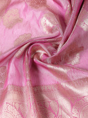 Neck Embroidered Tissue Unstitched Suit Piece With Dupatta