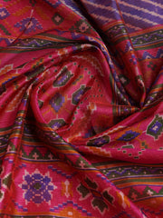 Art Silk Unstitched Suit Piece With Dupatta