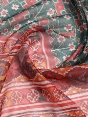Printed Linen Unstitched Suit With Dupatta