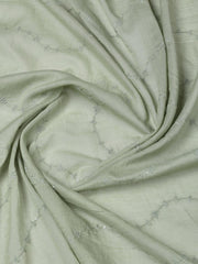 Printed Cotton Blend Unstitched Suit With Dupatta