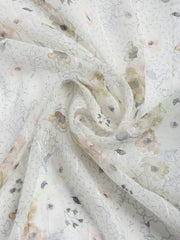 Printed Cotton Blend Unstitched Suit With Dupatta