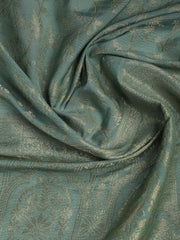 Embroidered Chanderi Unstitched Suit Piece With Dupatta